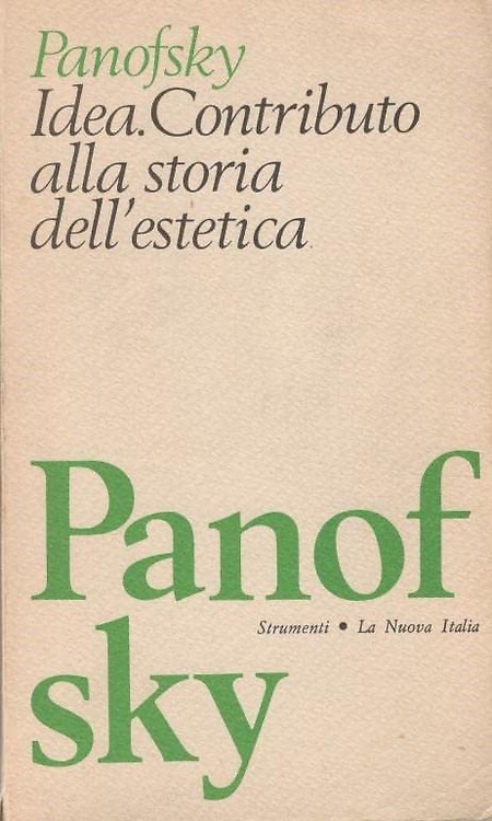 Idea. Contributo alla storia dell'estetica.