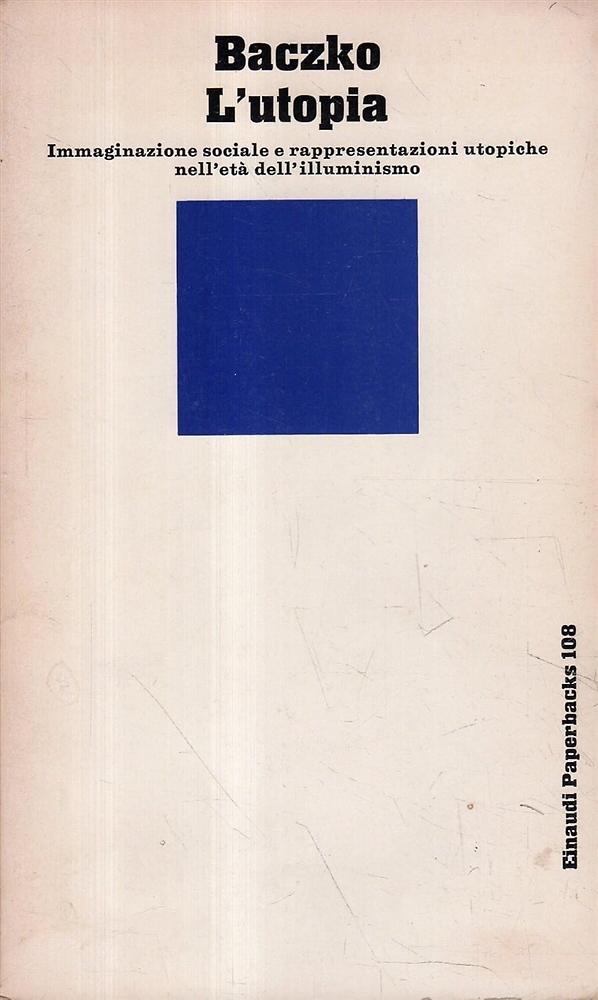 9788806494377-L'utopia.