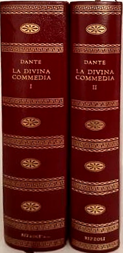 La divina commedia. Vol.I:Inferno-Purgatorio con rimario e indici. Vol.II:Paradi