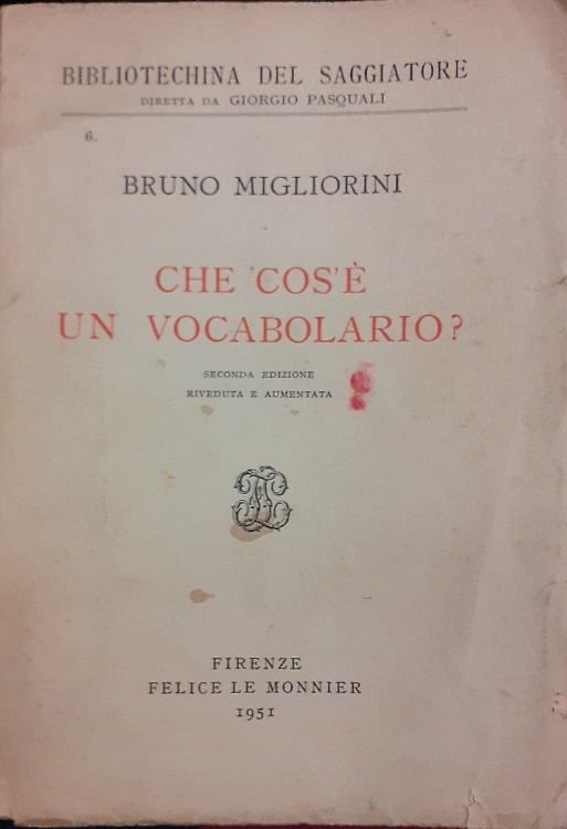 Che cosa è un vocabolario?