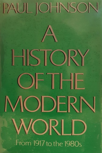 A history of the modern world. From 1917 to the 1980s.