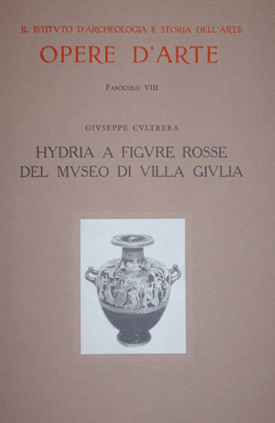 Hydria a figure rosse del Museo di Villa Giulia.