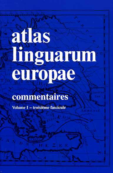 9788824035385-Atlas linguarum Europae. (ALE). Vol.I: Commentaires, troisième fascicule: Cartes