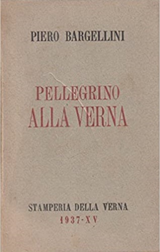 Pellegrino alla Verna.