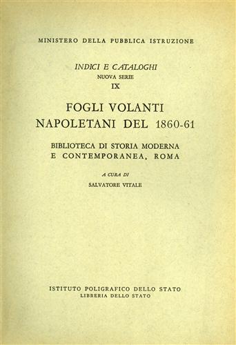9788824030724-Fogli volanti napoletani del 1860-61. Biblioteca di Storia Moderna e Contemporan