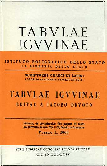 9788824030373-Tabulae Iguvinae.