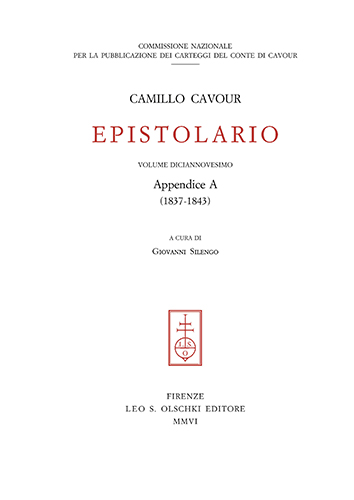 9788822255785-Epistolario. Vol. XIX. Appendice A (1837-1843).