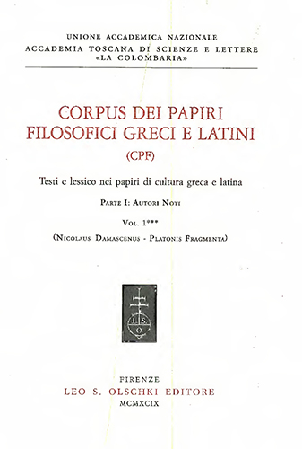 9788822247926-Corpus dei papiri filosofici greci e latini. Testi e lessico nei papiri di cultu