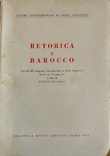 Retorica e Barocco.