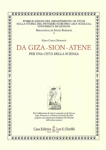 9788822249036-Da Giza - Sion - Atene. Per una città della scienza.