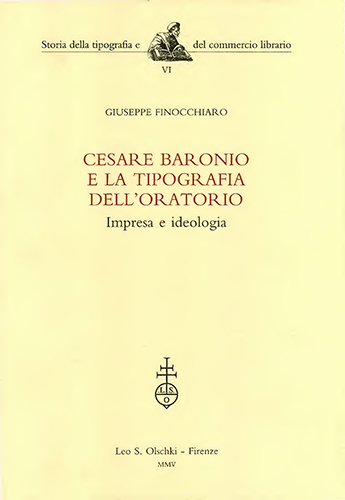 9788822254719-Cesare Baronio e la Tipografia dell’Oratorio. Impresa e ideologia.